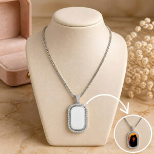 Rotating Pendant Necklace Silver Edition