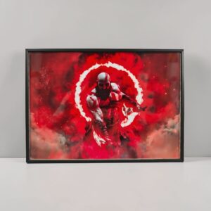 Metal Poster Kratos