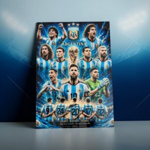 Metal Poster Argentina