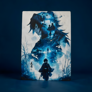 Metal Poster Demon Slayer Giya Tomioka