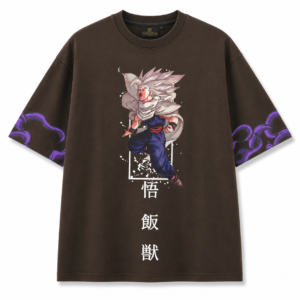 Dragon Ball Z Gohan Printed Drop Shoulder