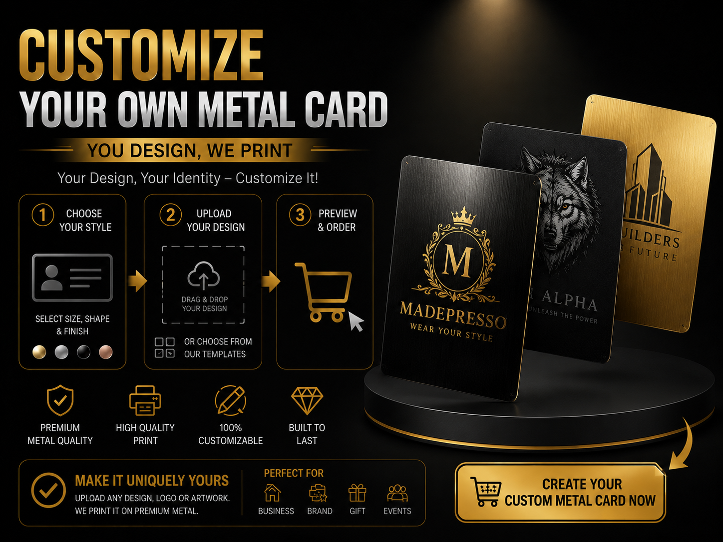 Metal Visiting Cards