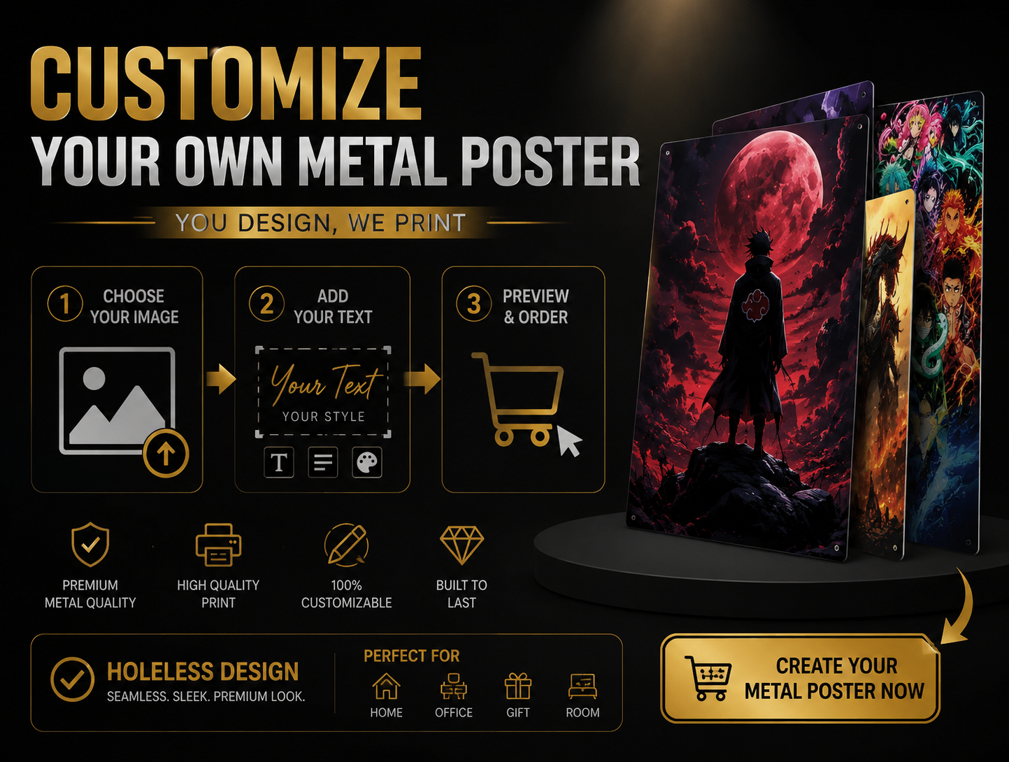 Custom Metal Poster