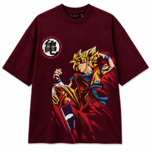 Goku Printed Drop Shoulder