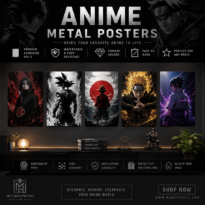 Anime Metal Glossy Poster